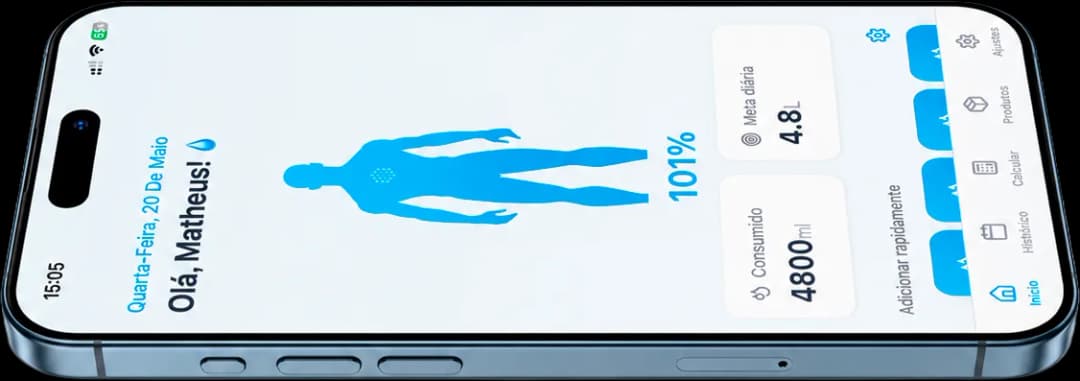 Hidra Pure App no Celular